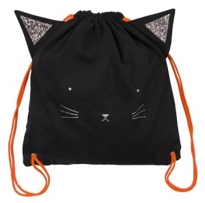 Plecak worek na smakołyki CZARNY KOT 