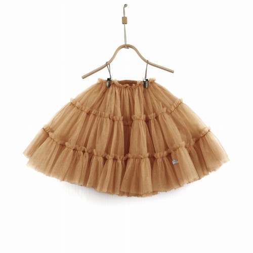 Połyskująca spódnica TESS TOFFEE METALLIC Donsje