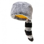 Futrzana czapka RONNIE RACOON 3-10 lat