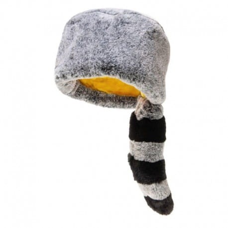Futrzana czapka RONNIE RACOON 3-10 LAT