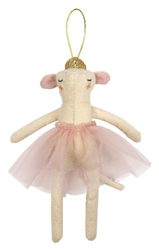 Dekoracja choinkowa MYSZ BALLERINA