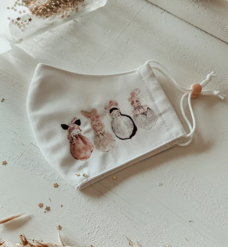 Bawełniana maseczka ochronna Valentina The Swan