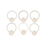 Zestaw elastycznych gumek do włosów SHELL CLIC CLACS