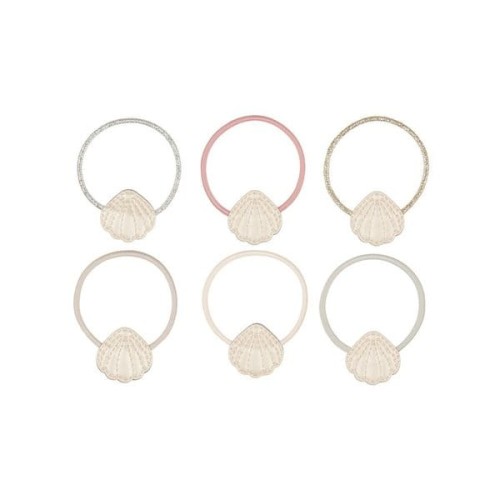 Zestaw elastycznych gumek do włosów SHELL CLIC CLACS