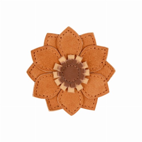 Skórzana spinka ZAZA SUNFLOWER Donsje