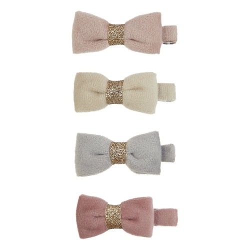 Aksamitne spinki do włosów TINKBERBELL BOWS