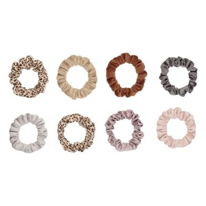 Zestaw elastycznych gumek o różnej fakturze LEOPARD
