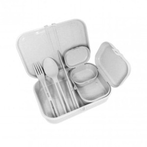 Zestaw LUNCH PASCAL organic light grey