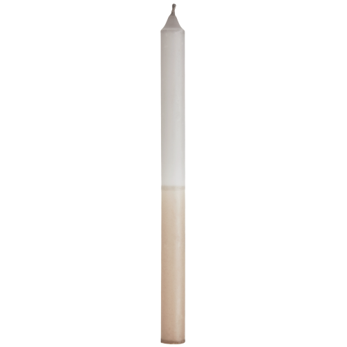 Świeca 30 cm TWO TONE BEIGE Madam Stoltz