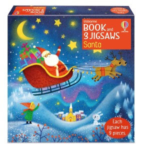 SANTA BOOK + 3 układanki 