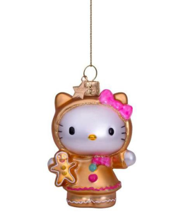 Dekoracja choinkowa GINGERBREAD HELLO KITTY Vondels 
