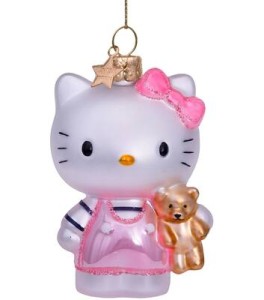 Dekoracja choinkowa HELLO KITTY WITH BEAR Vondels 