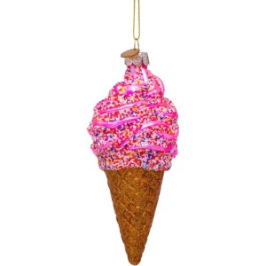 Dekoracja choinkowa CONFETTI ICE CREAM 15 cm Vondels 