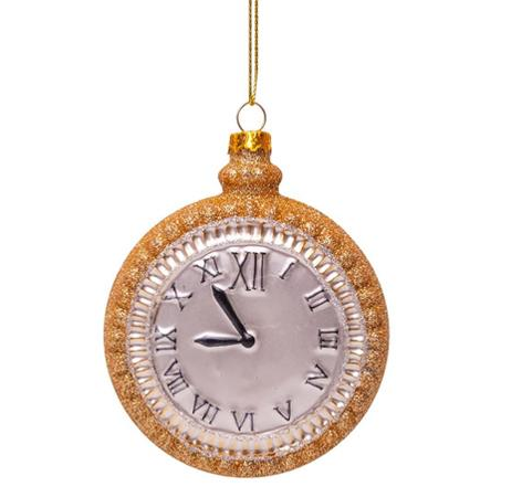 Dekoracja choinkowa GOLD WATCH