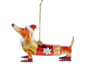 Dekoracja choinkowa CHRISTMAS DACHSUND Vondels 