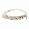 Skórzana opaska BOLA OFF WHITE Donsje