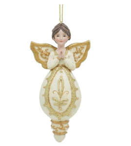 Dekoracja choinkowa 13,5 x 6,5 cm ANGEL 2 Meander 