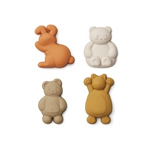 Zestaw 4 foremek do piasku CLASSIC CARAMEL Liewood 