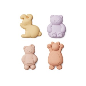 Zestaw 4 foremek do piasku CLASSIC LIGHT LAVENDER Liewood 