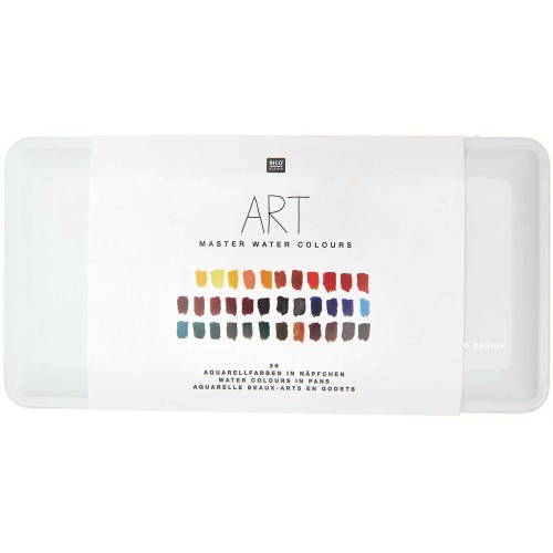 Zestaw farb akwarelowych ART PROFFESIONAL MASTER COLOURS 36 SZT
