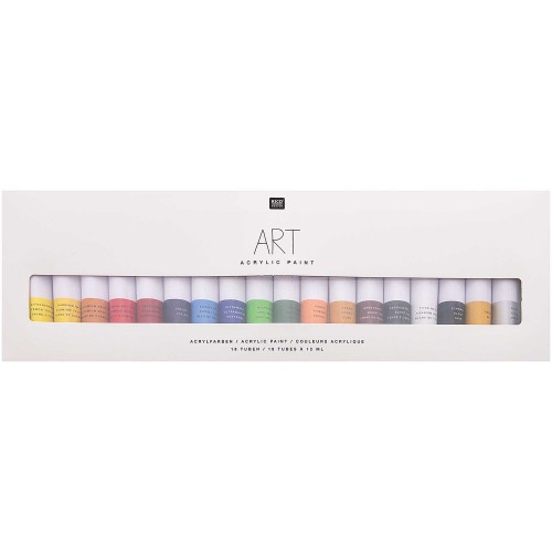 Zestaw farb akrylowych 18 x 12 ml RAINBOW SET