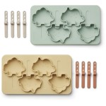 Silikonowe foremki do lodów na patyku MANFRED DINO MINT Liewood