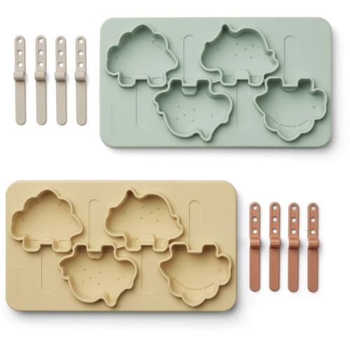 Zestaw silikonowych foremek do lodów MANFRED DINO Liewood