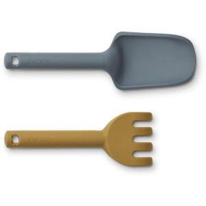 Zestaw 2 akcesoriów do piasku WHALE BLUE Liewood 