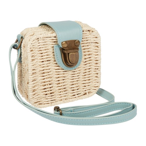Torebka WICKER BASKET MINTY
