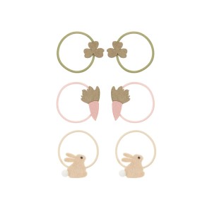 Zestaw elastycznych gumek BUNNY CLOVER