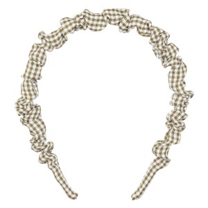 Marszczona opaska GINGHAM SCRUNCHIE CLOVER