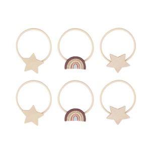 Zestaw elastycznych gumek do włosów OVER THE RAINBOW