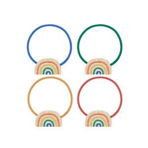 Zestaw elastycznych gumek NATURAL RAINBOW