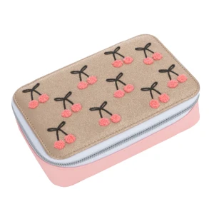 Piórnik XL podwójny z wypełnieniem WISIENKI JEUNE PREMIER