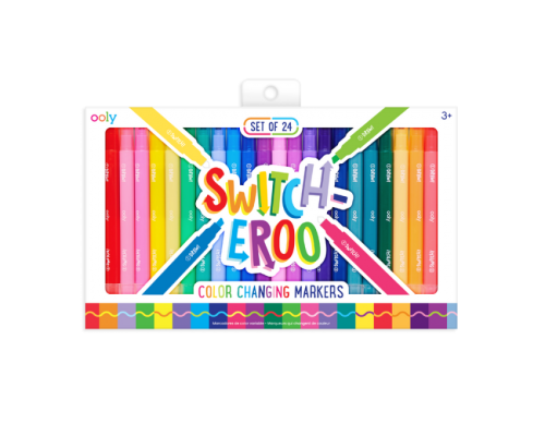 Zmieniające kolor flamastry dwustronne 25 sztuki OOLY