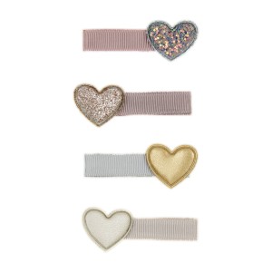 Spinki HEART BAR CLIPS