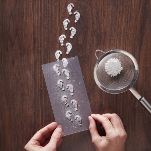 Szablon ELF CHRISTMAS FOOTPRINT