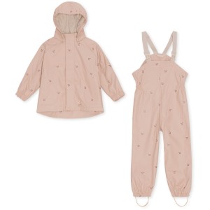 Wodoodporny i wiatroszczelny zestaw MINI CHERRIES SET 3-4 Y Konges Slojd