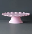 Pastelowa patera do ciast XL ROSE WAVE