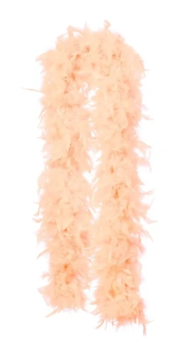 Szal z piórkami BOA SALMON