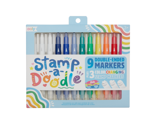 Flamastry z transparentnymi stempelkami OOLY