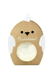 Piłeczka kauczukowa MINI BIRD GLITTER Ratatam 