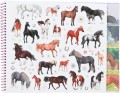 Zestaw kreatywny MISS MELODY HORSE z 145 naklejkami