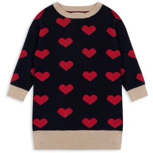 Dzianinowa sukienka LAPIS HEART 2-10 Y Konges Slojd 