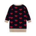 Dzianinowa sukienka LAPIS HEART 2-10 Y Konges Slojd