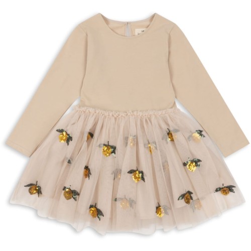 Sukienka YVONNE SEQUIN LEMON 2-8 Y Konges Slojd