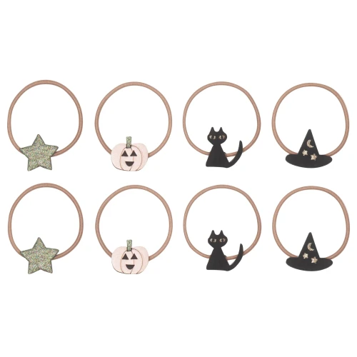 Zestaw elastycznych gumek SPOOKY HALLOWEEN