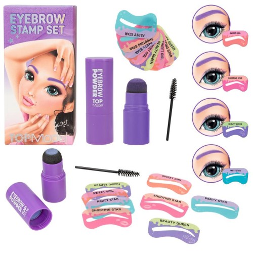 Zestaw do brwi POWDEWR PURPLE Top Model