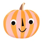 Zestaw talerzyków STRIPY PUMPKIN