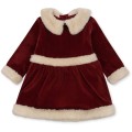 Aksamitna sukienka CHRISTMAS RED Konges Slojd